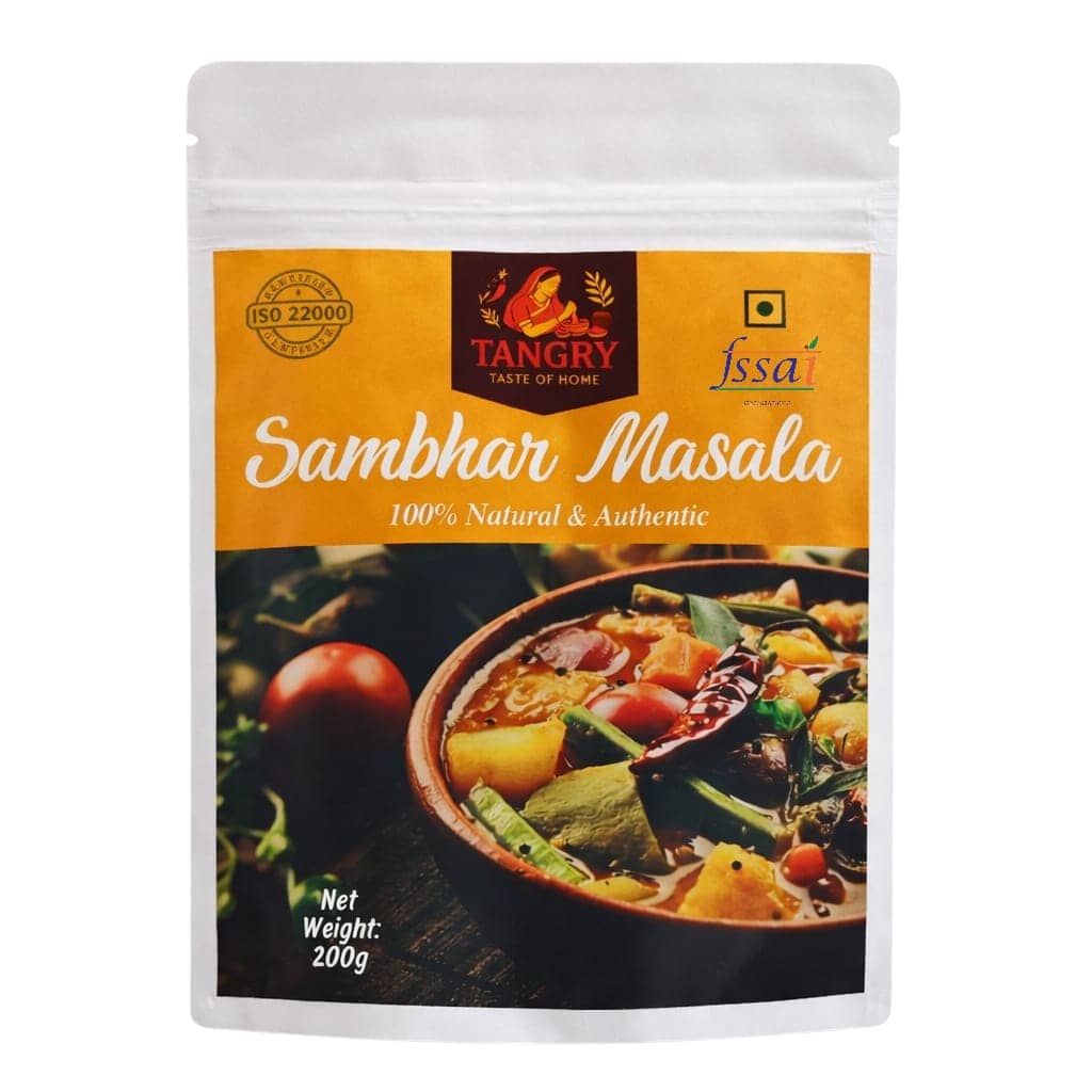 Sambhar Masala 50 g — Tangry Spices pouch, Jaipur