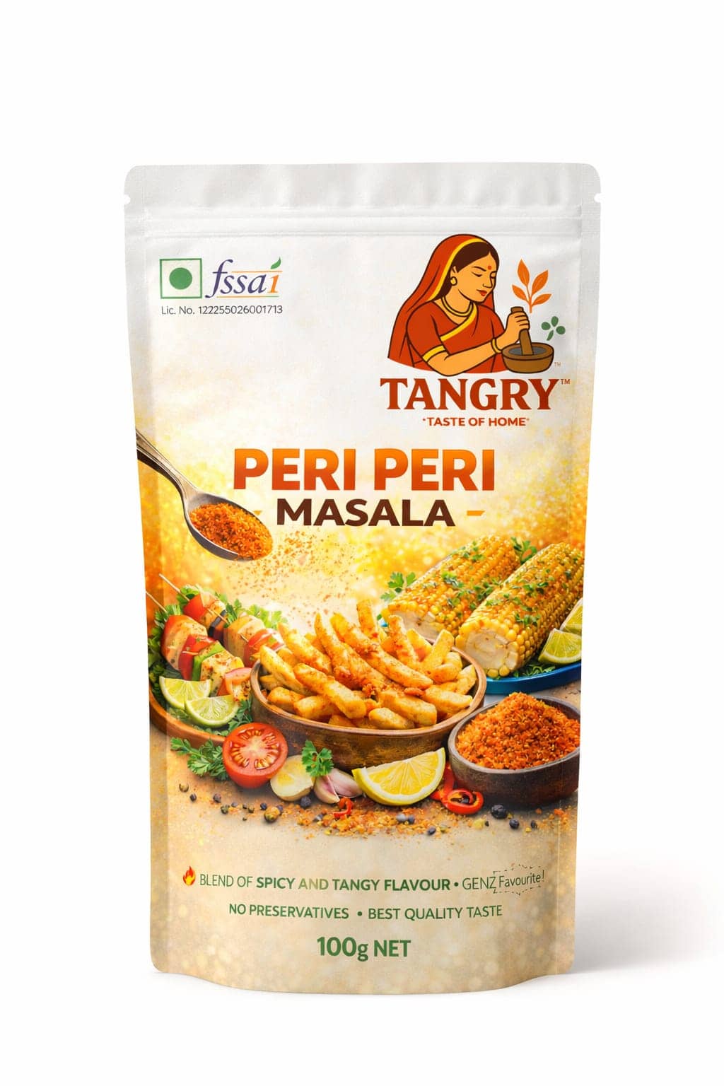 PERI PERI MASALA 50 — Tangry Spices pouch, Jaipur